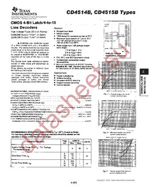 CD4515BE datasheet  